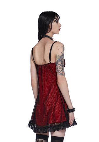 Shed Ur Skin Fishnet Mini Dress
