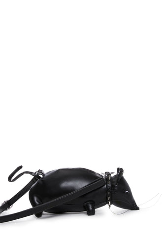 Stitched Gutter Punk Rat Crossbody Purse