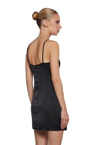 Dark N Dainty Mini Slip Dress