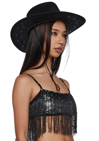 Dark Rave Rodeo Cowgirl Costume