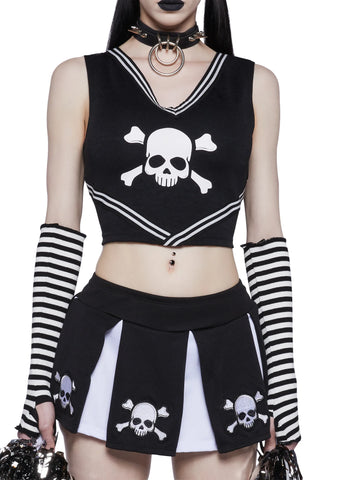 Deadly Cheerleader Costume Set