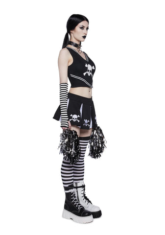 Deadly Cheerleader Costume Set