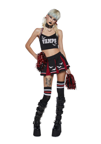 Dracula's Cheerleader Costume Set