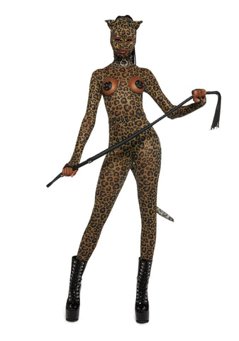 Cat Attack Open Cup Leopard Costume