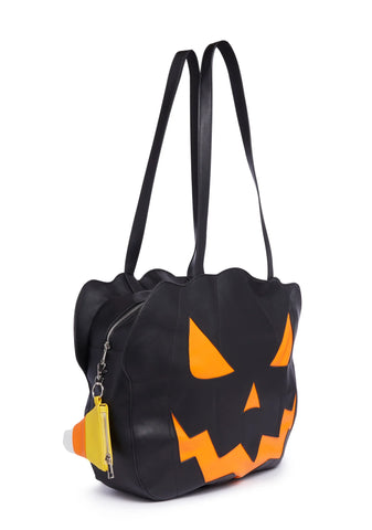 A Grin That Glows Mega Tote