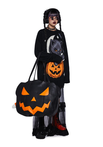 A Grin That Glows Mega Tote