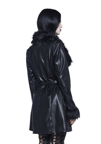 Muse Of Midnight Vegan Leather Coat