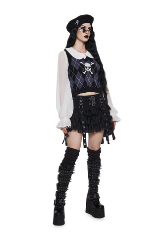 Uncharm School Argyle Sweater Vest