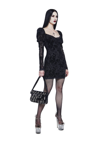 Cut Class Mesh Mini Dress