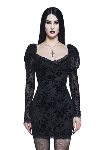 Cut Class Mesh Mini Dress