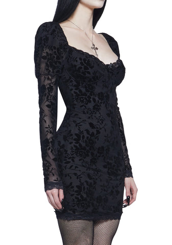 Cut Class Mesh Mini Dress