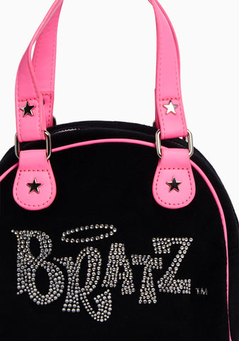 Sparkle Addict Rhinestone Bowler Bag
