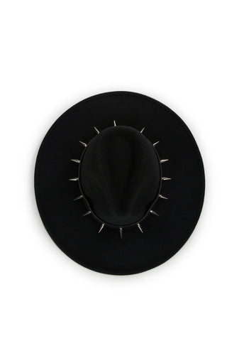 Wayward Soul Spiked Wide Brim Hat