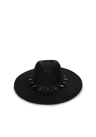 Wayward Soul Spiked Wide Brim Hat