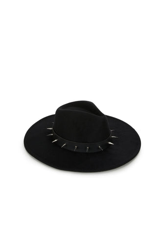 Wayward Soul Spiked Wide Brim Hat