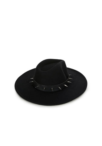 Wayward Soul Spiked Wide Brim Hat