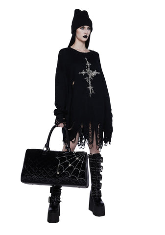 Invading The Web Quilted Weekender