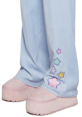 All The Starlight Velour Track Pants