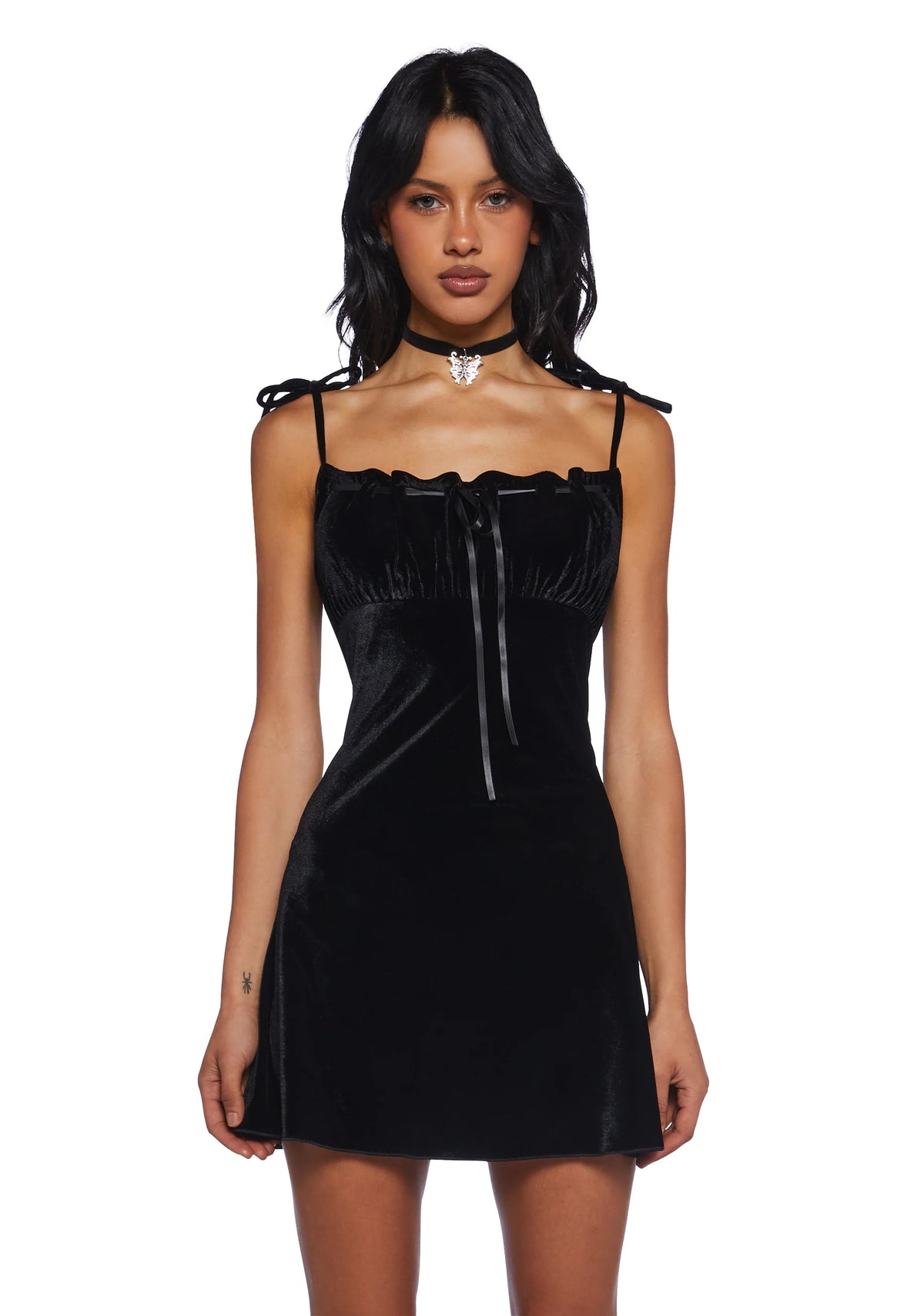 Even After You're Gone Velvet Dress