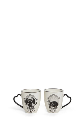 Saint And Sinner Mug Set