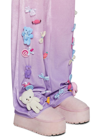 Sweet Masterpiece Velour Pants