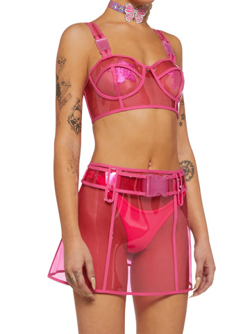 Pixie Dream Crusher Clear Bra Top