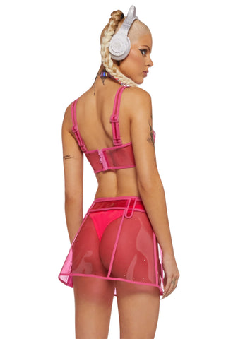 Pixie Dream Crusher Clear Bra Top