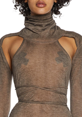 Atmosphere High Slit Maxi Dress