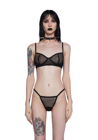 Most Tragic Magic Fishnet Lingerie Set