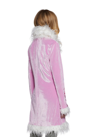 Love By Candlelight Velvet Coat