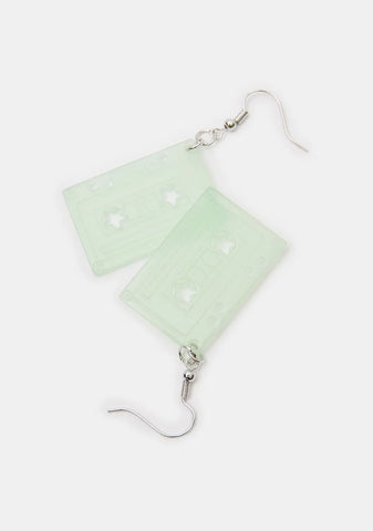 Jade Made A Mix Cassette Earrings