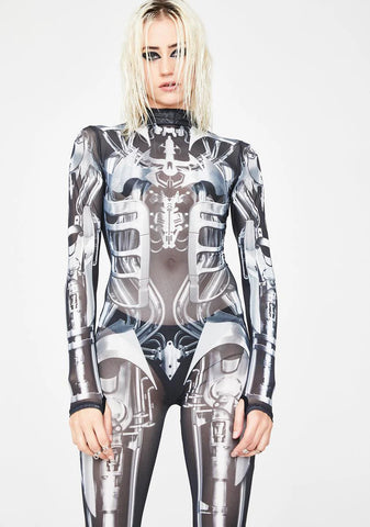Exx Machina Sheer Catsuit