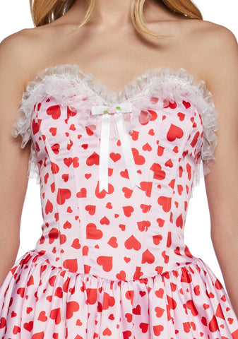 Love Surrounds Me Corset Dress