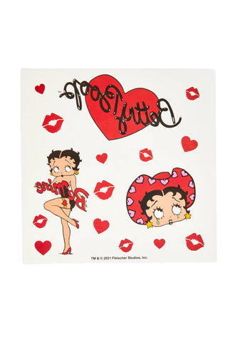 Heart Of Betty Temporary Tattoo Pack