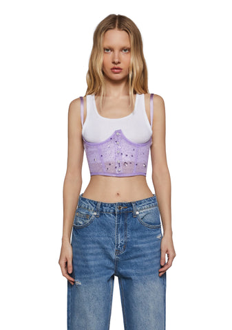 Ooh La La Sequin Underbust Corset