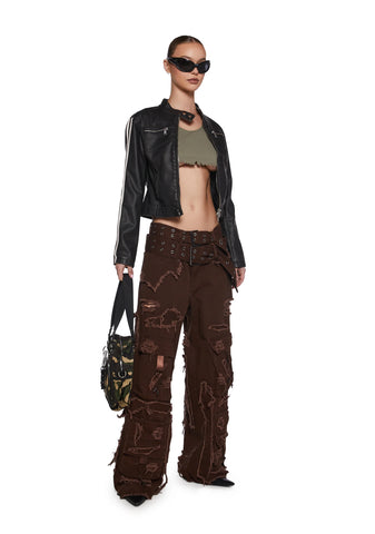 No Regulations Crop Tank - Green