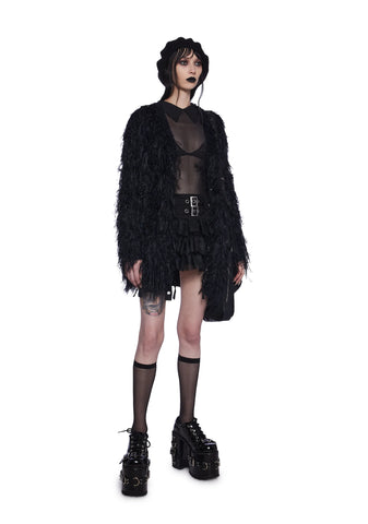 Hardcore Galore Shaggy Cardigan