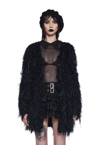 Hardcore Galore Shaggy Cardigan