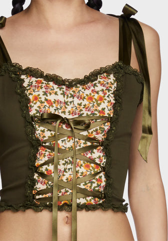 Of The Undergrowth Crop Top