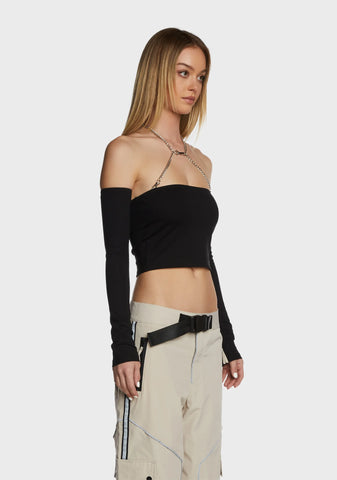 Night Hold Me Down Crop Top