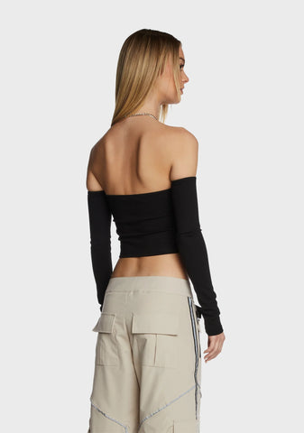 Night Hold Me Down Crop Top