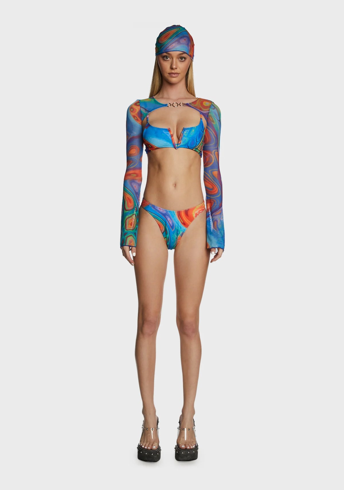 Trippy Charmer 4-Piece Bikini Set