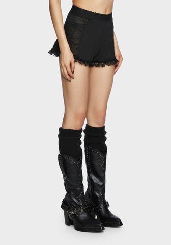 Circus Of Darkness Lace Shorts