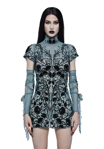 Charmed Vines Mini Dress