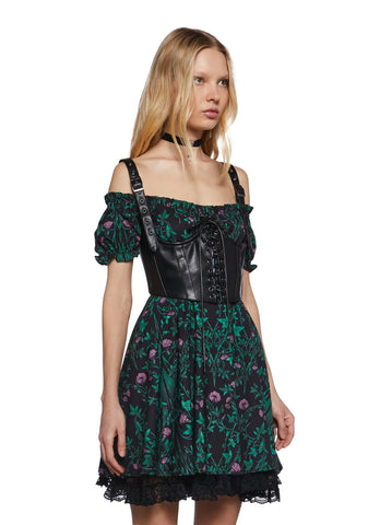 Herbal Magic Mini Dress