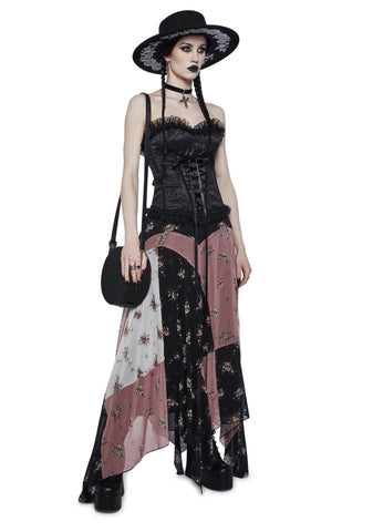 Leaves Of Fate Maxi Skirt