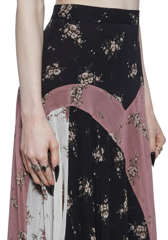 Leaves Of Fate Maxi Skirt