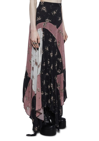Leaves Of Fate Maxi Skirt