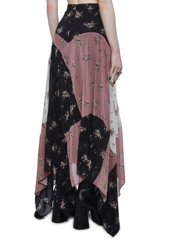 Leaves Of Fate Maxi Skirt