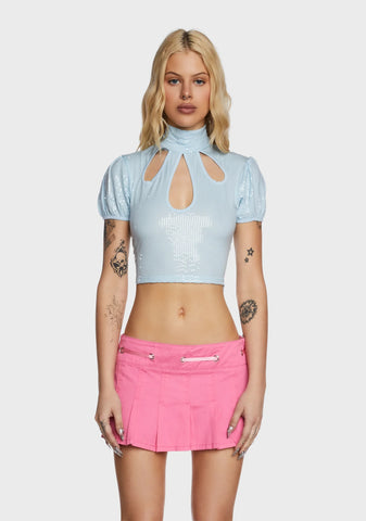 Youthquake Sequin Crop Top